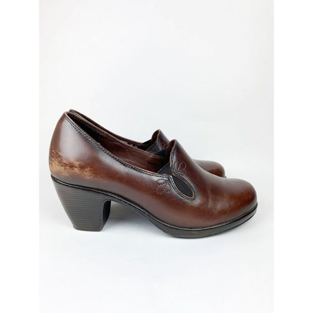 Dansko Beth Brown Leather Pump Women's 38/7.5 - Picture 4 of 8